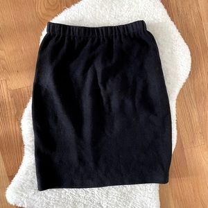 St. John Collection Knit Black Skirt
